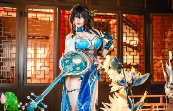    九言-阮梅Cosplay私房大片：古风意境下的性感角色扮演与极品美感视觉盛宴第3张图片