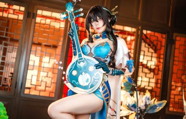    九言-阮梅Cosplay私房大片：古风意境下的性感角色扮演与极品美感视觉盛宴第4张图片