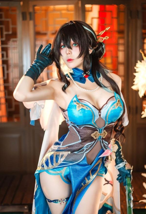    九言-阮梅Cosplay私房大片：古风意境下的性感角色扮演与极品美感视觉盛宴第5张图片