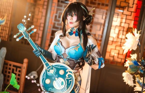    九言-阮梅Cosplay私房大片：古风意境下的性感角色扮演与极品美感视觉盛宴第6张图片