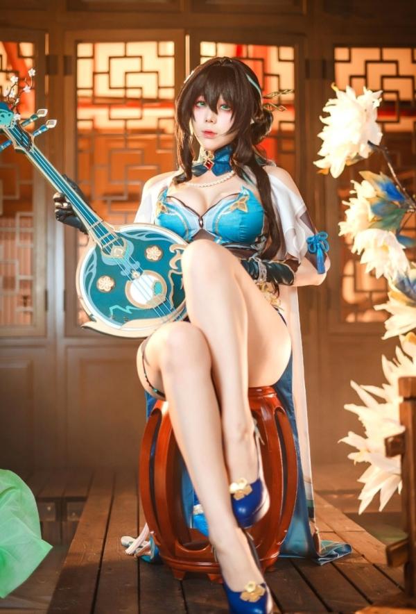    九言-阮梅Cosplay私房大片：古风意境下的性感角色扮演与极品美感视觉盛宴第7张图片