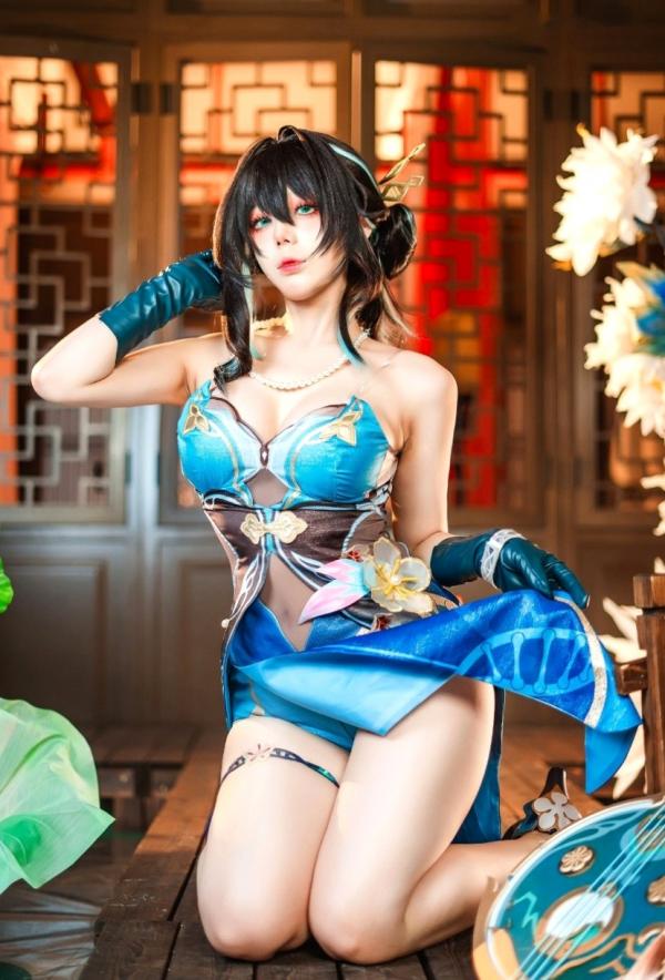    九言-阮梅Cosplay私房大片：古风意境下的性感角色扮演与极品美感视觉盛宴第17张图片