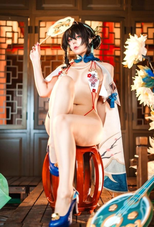    九言-阮梅Cosplay私房大片：古风意境下的性感角色扮演与极品美感视觉盛宴第20张图片
