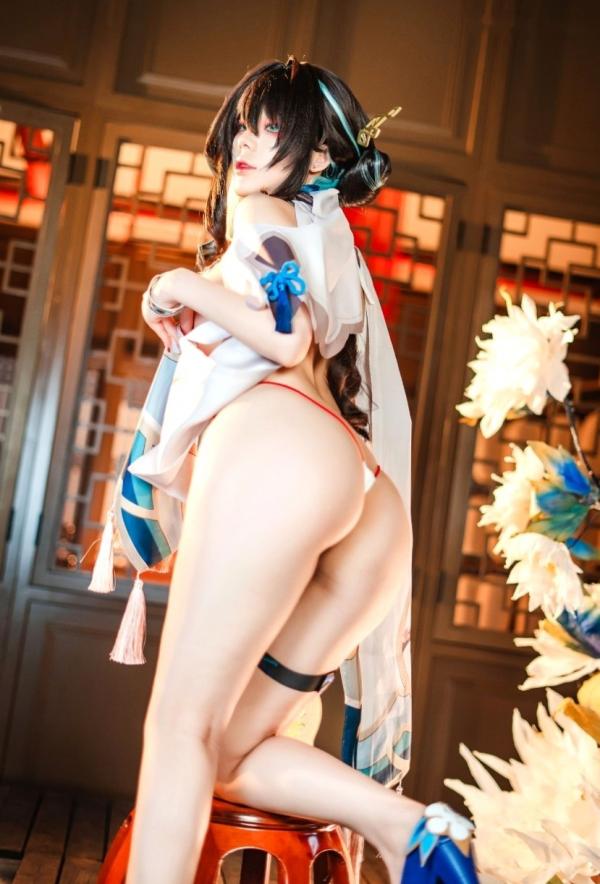    九言-阮梅Cosplay私房大片：古风意境下的性感角色扮演与极品美感视觉盛宴第22张图片