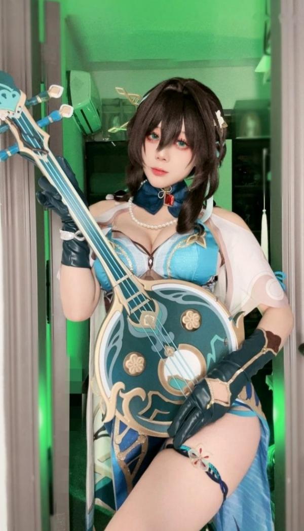    九言-阮梅Cosplay私房大片：古风意境下的性感角色扮演与极品美感视觉盛宴第52张图片