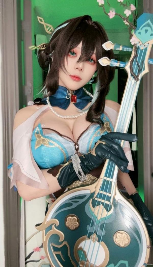    九言-阮梅Cosplay私房大片：古风意境下的性感角色扮演与极品美感视觉盛宴第54张图片