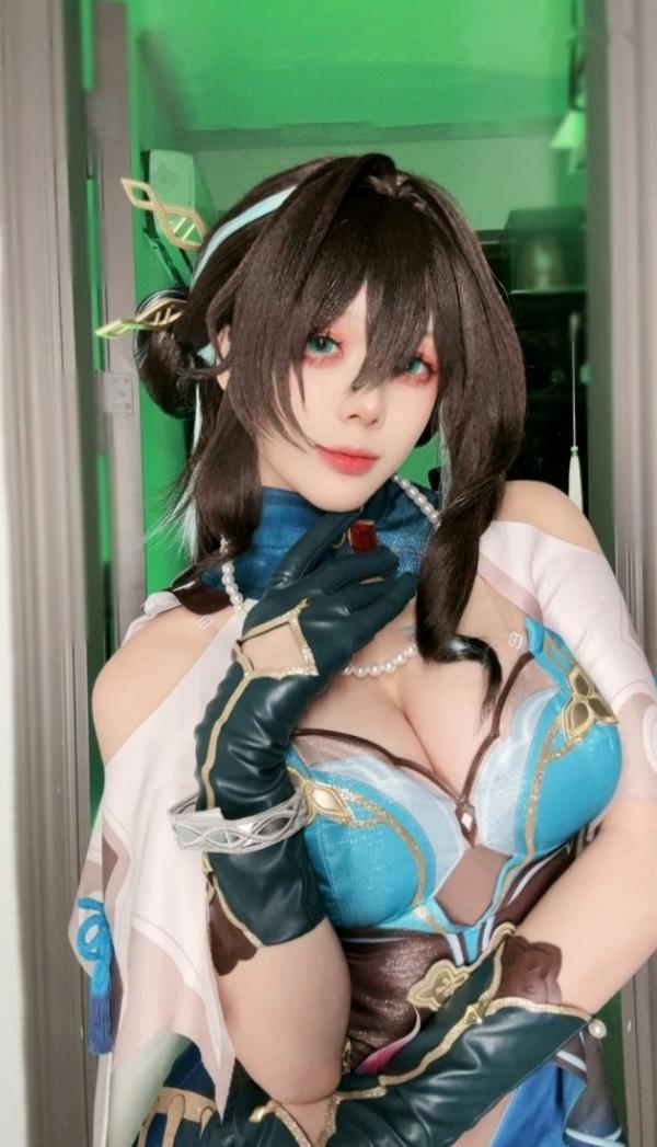    九言-阮梅Cosplay私房大片：古风意境下的性感角色扮演与极品美感视觉盛宴第55张图片