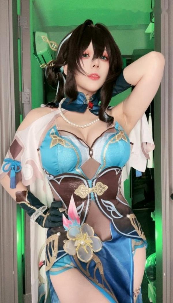    九言-阮梅Cosplay私房大片：古风意境下的性感角色扮演与极品美感视觉盛宴第56张图片