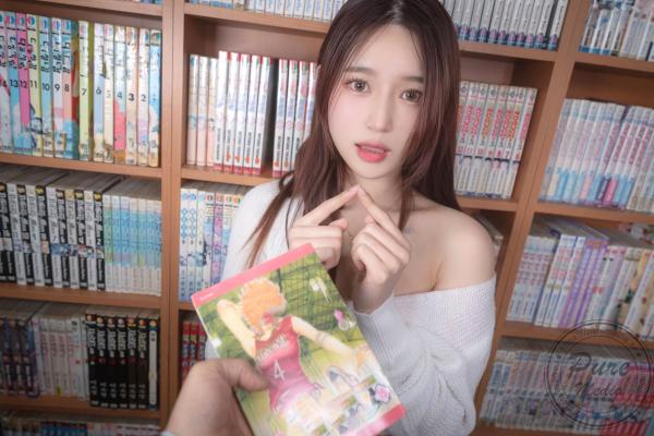    韩国美女Yeha-梦想中的图书馆女孩-Pure-Media-清纯学妹室内私房诱惑大尺度写着风格展现第40张图片