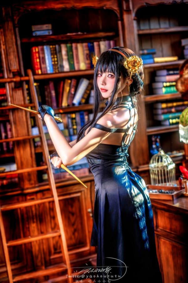    黏黏团子兔-约尔太太私房Cosplay书房诱惑-March-Works第7张图片