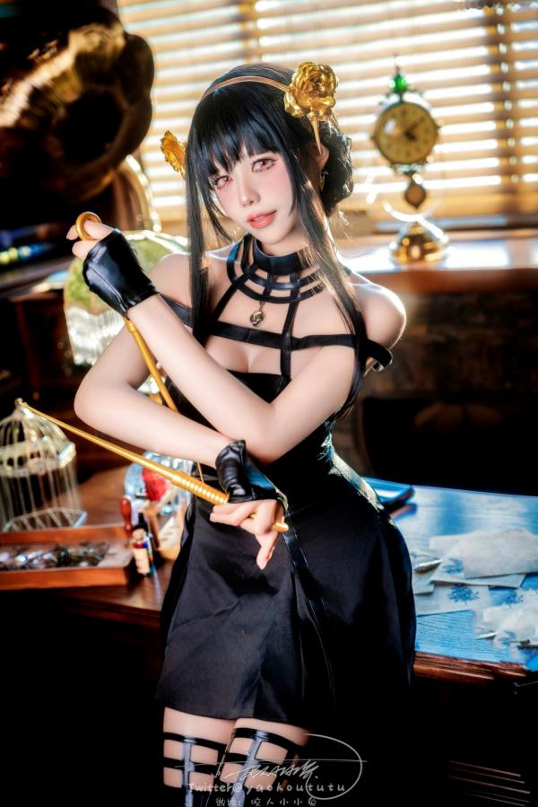    黏黏团子兔-约尔太太私房Cosplay书房诱惑-March-Works第10张图片