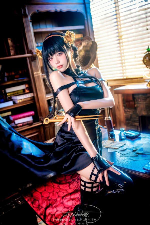    黏黏团子兔-约尔太太私房Cosplay书房诱惑-March-Works第16张图片