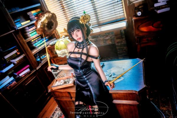    黏黏团子兔-约尔太太私房Cosplay书房诱惑-March-Works第19张图片