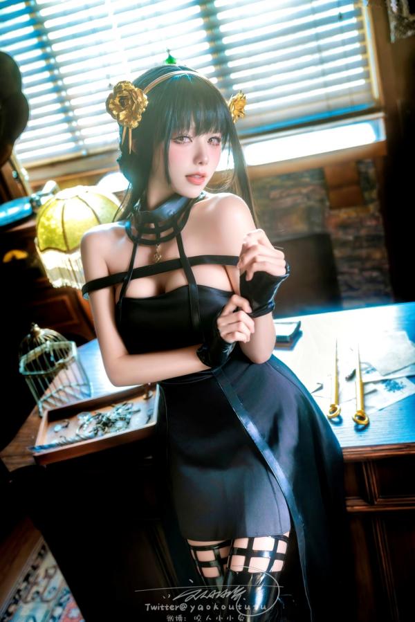    黏黏团子兔-约尔太太私房Cosplay书房诱惑-March-Works第23张图片