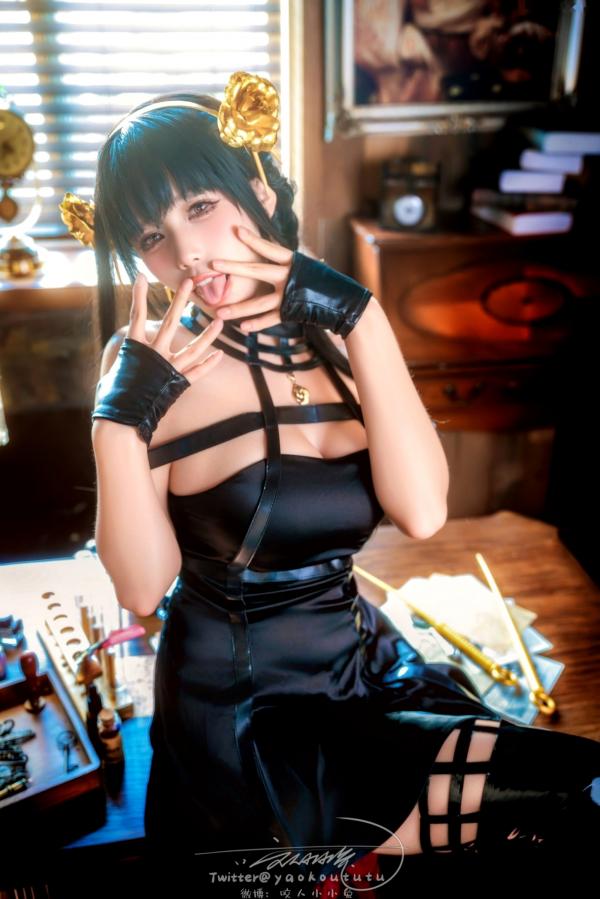    黏黏团子兔-约尔太太私房Cosplay书房诱惑-March-Works第26张图片