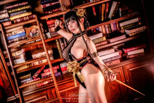    黏黏团子兔-约尔太太私房Cosplay书房诱惑-March-Works第63张图片