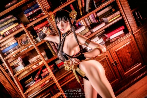    黏黏团子兔-约尔太太私房Cosplay书房诱惑-March-Works第64张图片