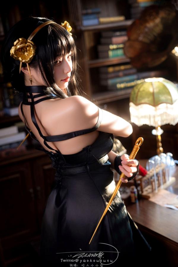   黏黏团子兔-约尔太太私房Cosplay书房诱惑-March-Works第80张图片