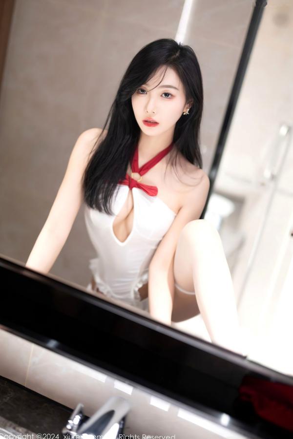    XiuRen秀人网-7962-苏苏阿-白色精美内衣私房写真-纯欲诱惑极致性感-2024.01.15第58张图片
