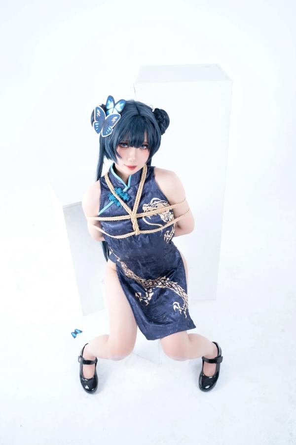    PoppaChan - Kisaki [50P] 角色扮演旗袍束缚写真，极致诱惑的美感艺术第14张图片