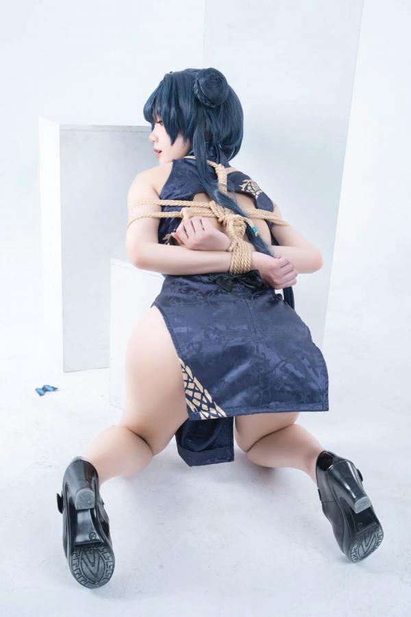    PoppaChan - Kisaki [50P] 角色扮演旗袍束缚写真，极致诱惑的美感艺术第17张图片