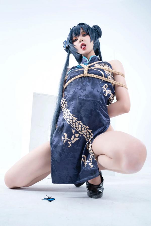    PoppaChan - Kisaki [50P] 角色扮演旗袍束缚写真，极致诱惑的美感艺术第26张图片