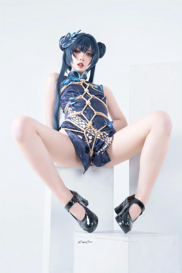    PoppaChan - Kisaki [50P] 角色扮演旗袍束缚写真，极致诱惑的美感艺术第40张图片