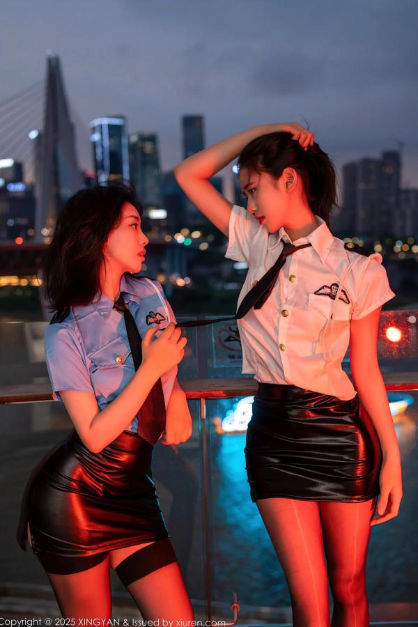    [XINGYAN]星颜社 2025.09.09 Vol.396 双美警花制服角色扮演合集 黑丝长腿极致诱惑 [69P]第1张图片