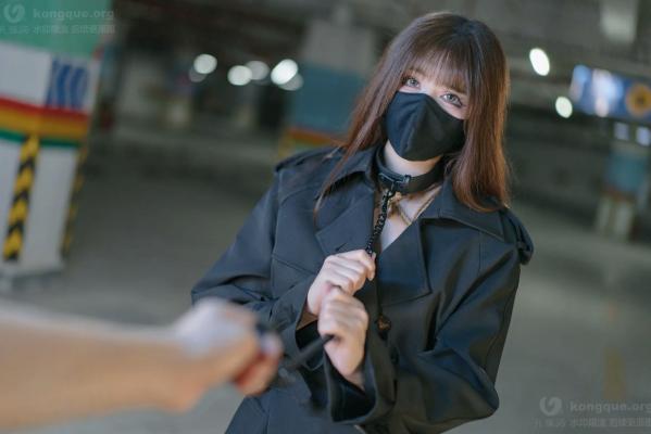    鹿八岁 牧畜计划VOL.2 绳艺捆绑 蕾丝内衣 黑色风衣 性感女神私房写真 [121P]第36张图片