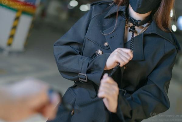    鹿八岁 牧畜计划VOL.2 绳艺捆绑 蕾丝内衣 黑色风衣 性感女神私房写真 [121P]第37张图片