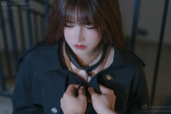    鹿八岁 牧畜计划VOL.2 绳艺捆绑 蕾丝内衣 黑色风衣 性感女神私房写真 [121P]第88张图片