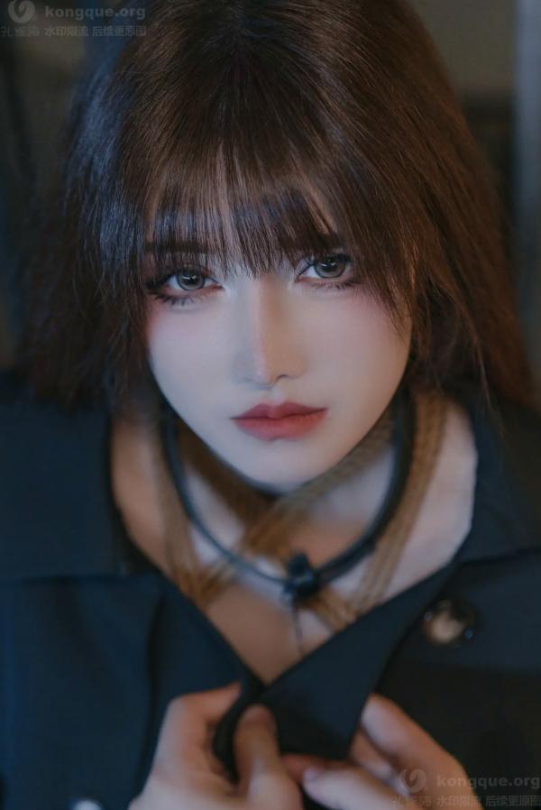    鹿八岁 牧畜计划VOL.2 绳艺捆绑 蕾丝内衣 黑色风衣 性感女神私房写真 [121P]第90张图片