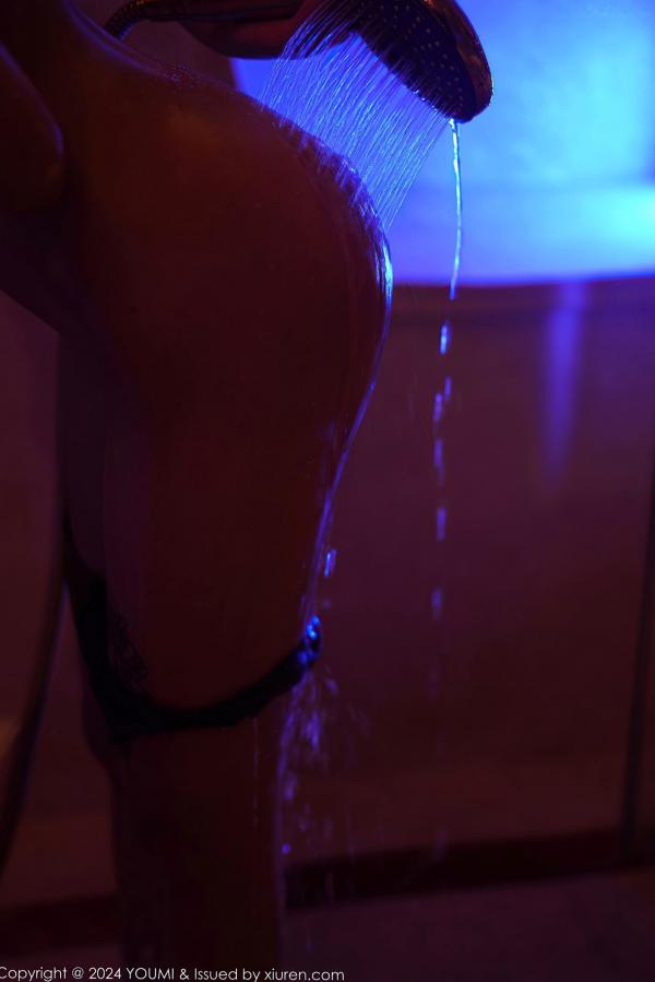    YouMi尤蜜荟-1075-赵可欣baby-灰色情趣内衣浴室爆乳-2024.06.18第47张图片