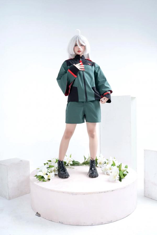    PoppaChan米奥琳涅绝美Cosplay：冷艳银发少女与百合花，大胆衣着尽显禁忌诱惑[40P]第14张图片