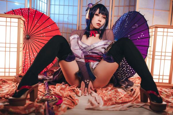    Tokar浵卡-雷电将军精美Cosplay，极致还原大尺度私房视觉盛宴第8张图片