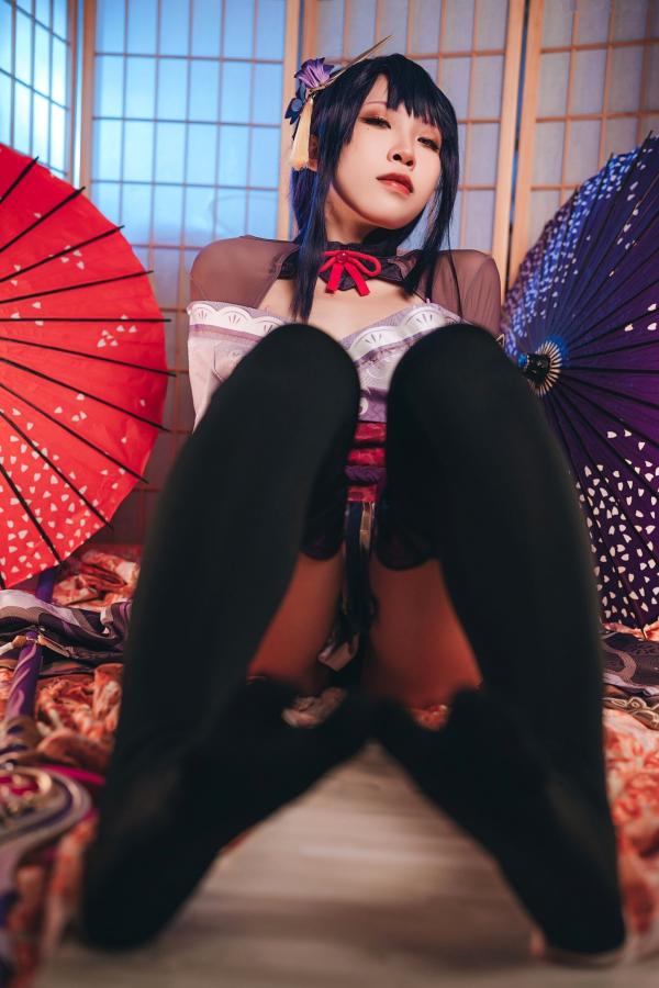    Tokar浵卡-雷电将军精美Cosplay，极致还原大尺度私房视觉盛宴第9张图片