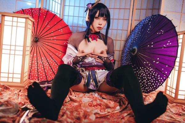    Tokar浵卡-雷电将军精美Cosplay，极致还原大尺度私房视觉盛宴第22张图片