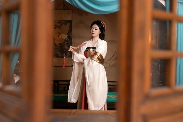    陆萱萱与安然古风私房写真：唯美古装闺蜜诱惑，展现绝色韵味[105P]第2张图片