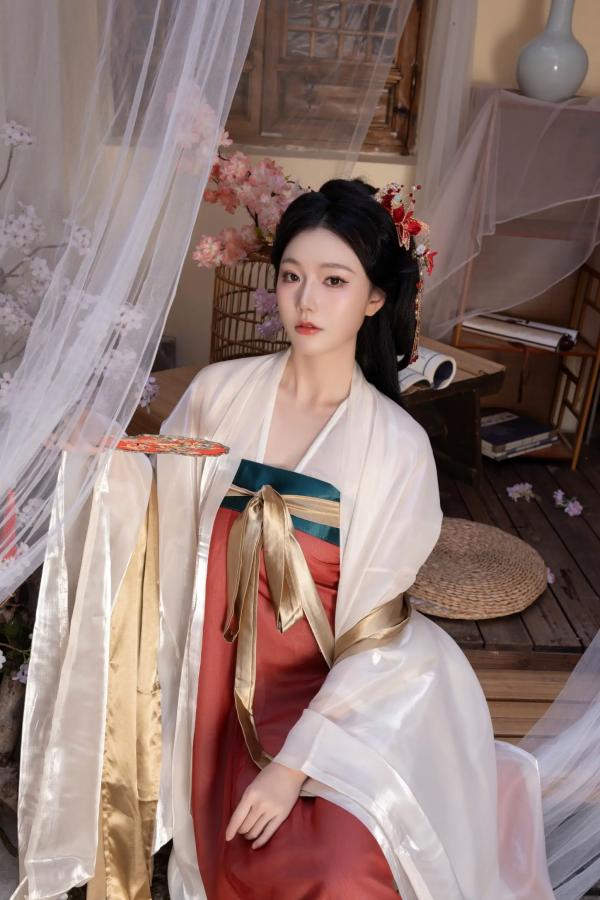    陆萱萱与安然古风私房写真：唯美古装闺蜜诱惑，展现绝色韵味[105P]第4张图片