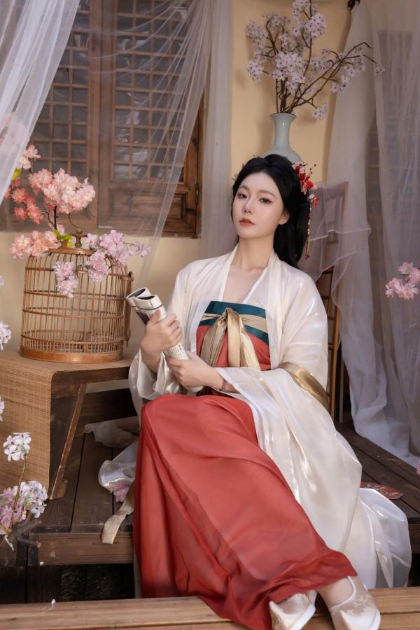    陆萱萱与安然古风私房写真：唯美古装闺蜜诱惑，展现绝色韵味[105P]第5张图片