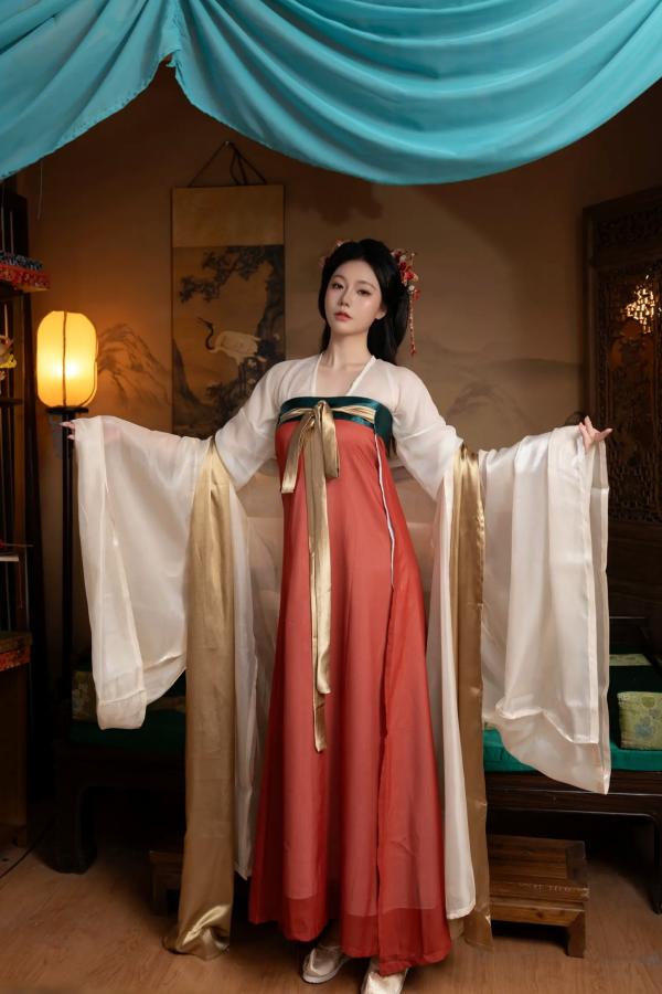    陆萱萱与安然古风私房写真：唯美古装闺蜜诱惑，展现绝色韵味[105P]第33张图片