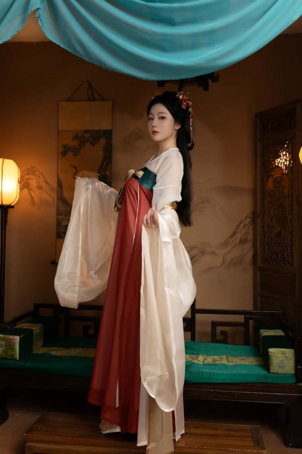    陆萱萱与安然古风私房写真：唯美古装闺蜜诱惑，展现绝色韵味[105P]第35张图片