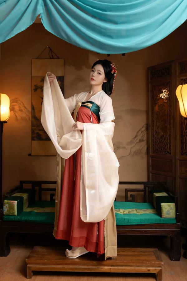    陆萱萱与安然古风私房写真：唯美古装闺蜜诱惑，展现绝色韵味[105P]第36张图片