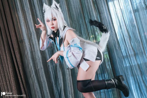    Tokar浵卡-白上吹雪-Shirakami-Fubuki-cosplay-角色扮演-性感诱惑-无圣光第3张图片
