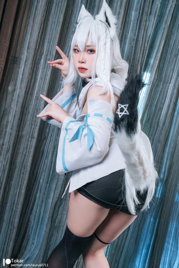    Tokar浵卡-白上吹雪-Shirakami-Fubuki-cosplay-角色扮演-性感诱惑-无圣光第5张图片