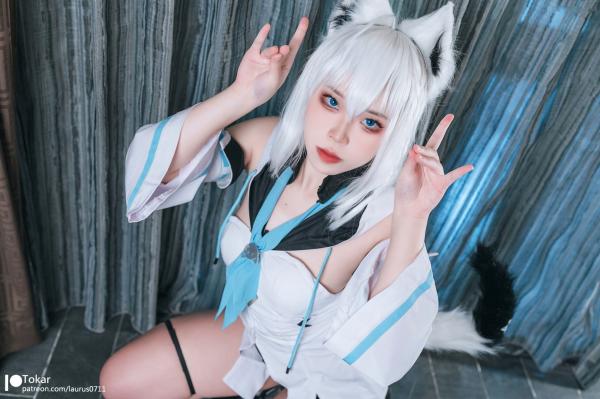    Tokar浵卡-白上吹雪-Shirakami-Fubuki-cosplay-角色扮演-性感诱惑-无圣光第7张图片