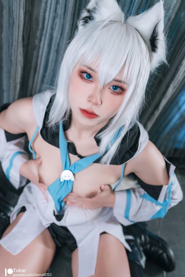    Tokar浵卡-白上吹雪-Shirakami-Fubuki-cosplay-角色扮演-性感诱惑-无圣光第15张图片