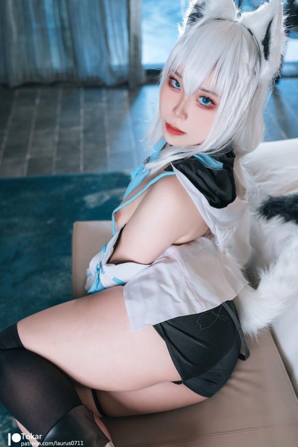    Tokar浵卡-白上吹雪-Shirakami-Fubuki-cosplay-角色扮演-性感诱惑-无圣光第23张图片