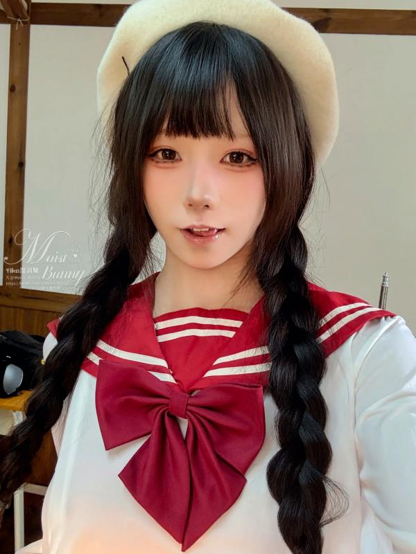    咬一口兔娘 - 变态教室，大胆水手服与吊带袜诱惑，极致学院风格写真 [104P]第77张图片