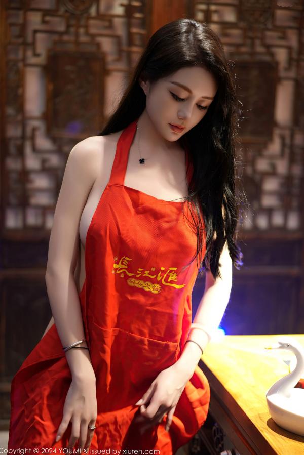    YouMi尤蜜荟-1062-林幼一-JK制服诱惑-吧台私房照-性感女神大尺度写真第50张图片